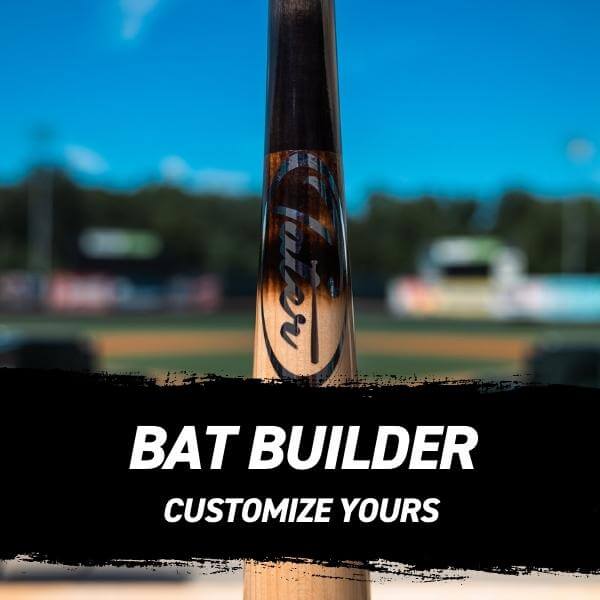 Custom Wood Bat with Name Personalization by Tater Baseball
