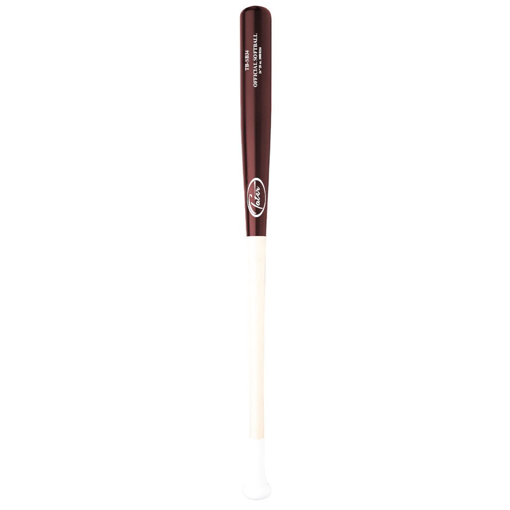 Premium Finish Maple SB34 Official Softball - Tater Bats - Professional Wood Baseball Bats  