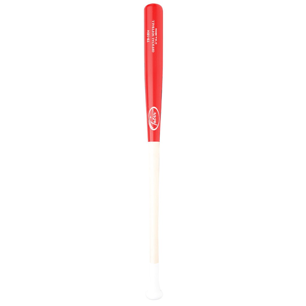 Premium Finish Maple SB34 Official Softball - Tater Bats - Professional Wood Baseball Bats  