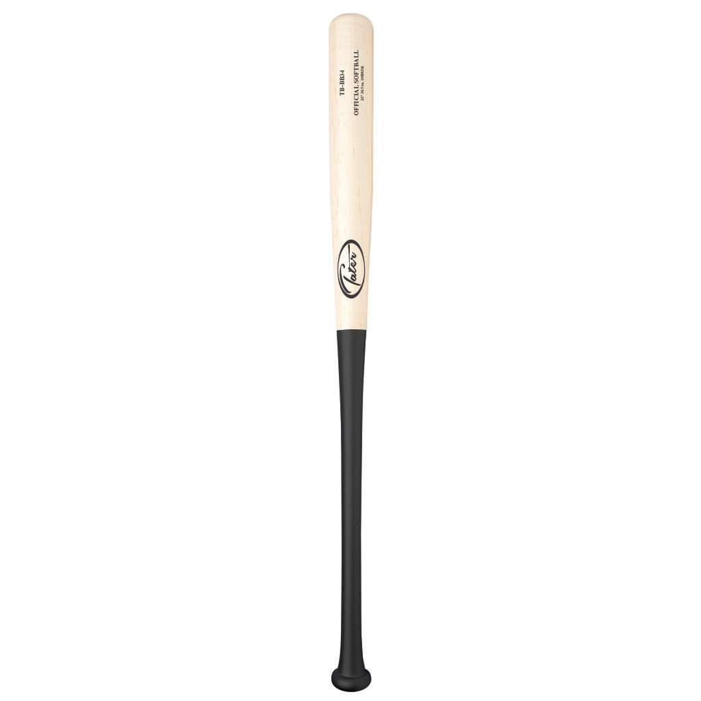 Premium Finish Maple BB34 Official Softball - Tater Bats - Professional Wood Baseball Bats  