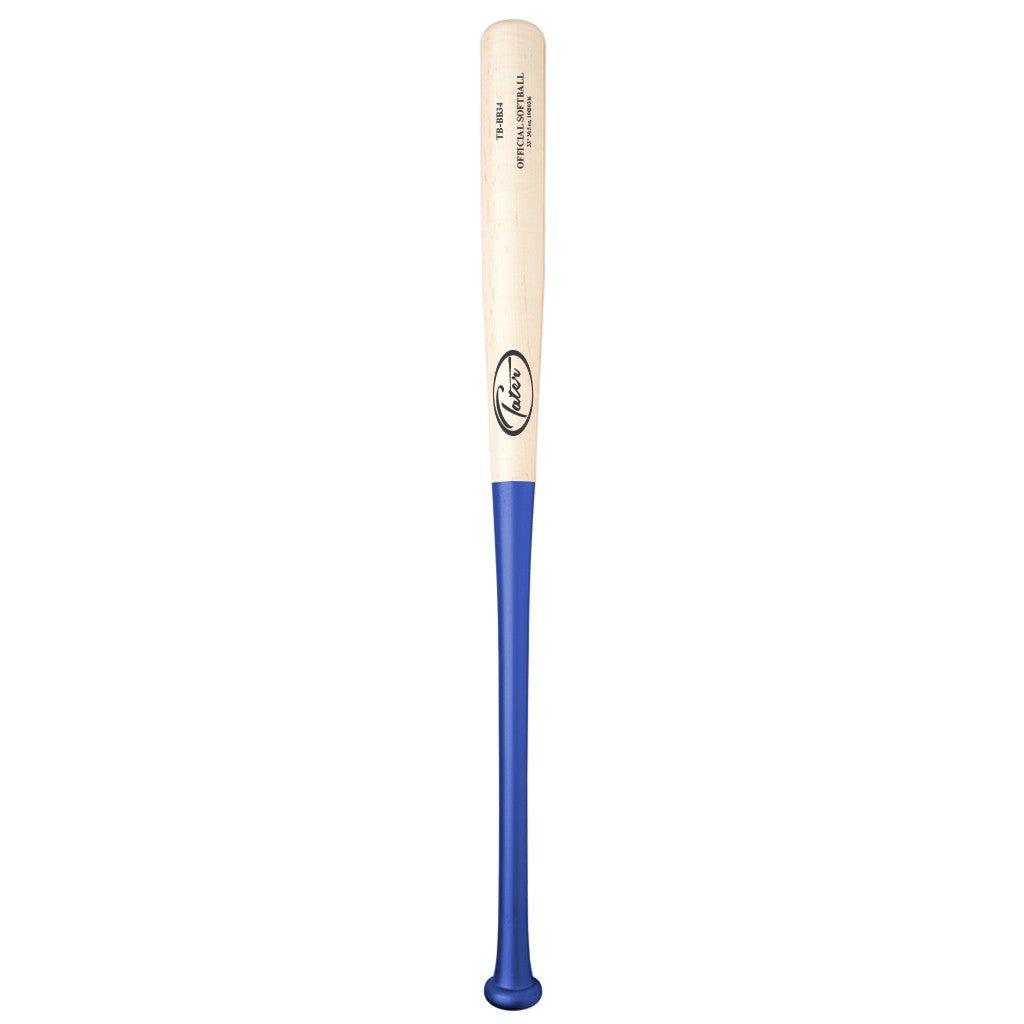 Premium Finish Maple BB34 Official Softball - Tater Bats - Professional Wood Baseball Bats  