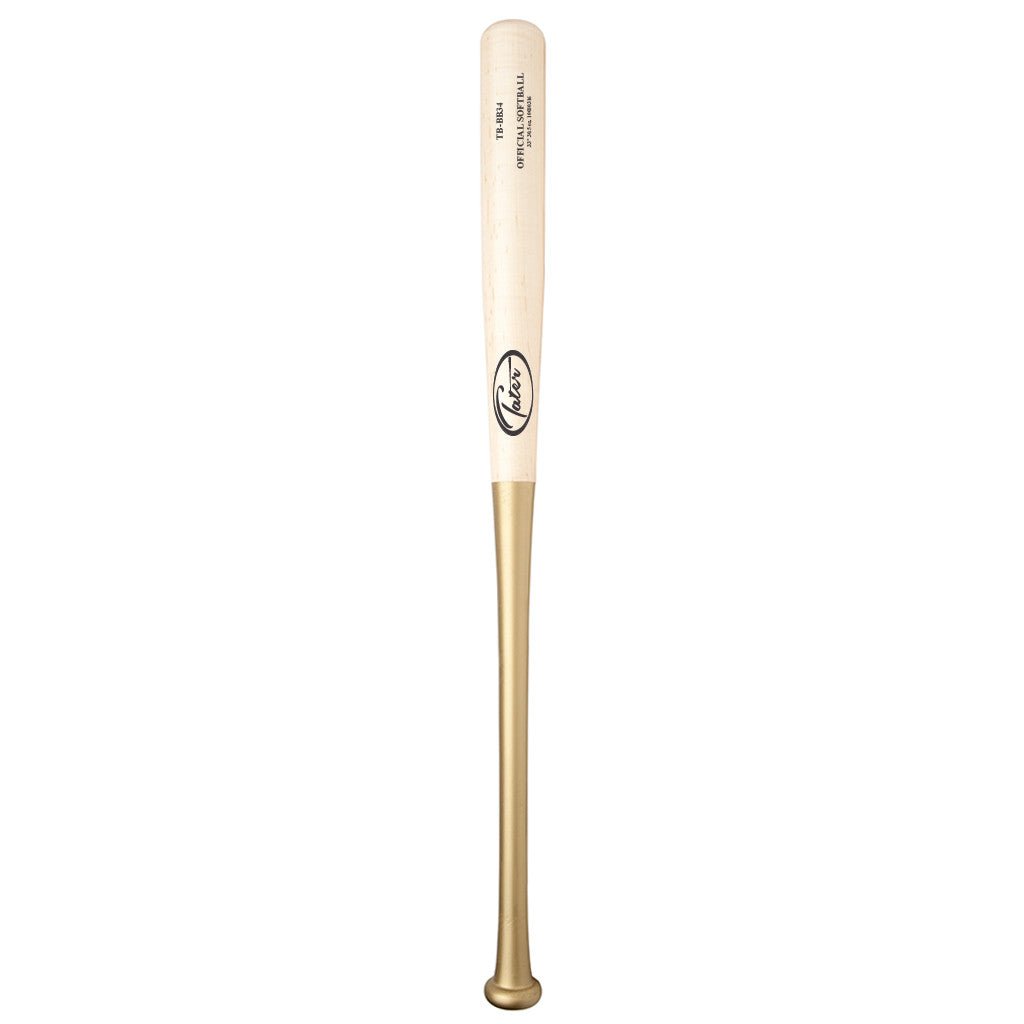 Premium Finish Maple BB34 Official Softball - Tater Bats - Professional Wood Baseball Bats  