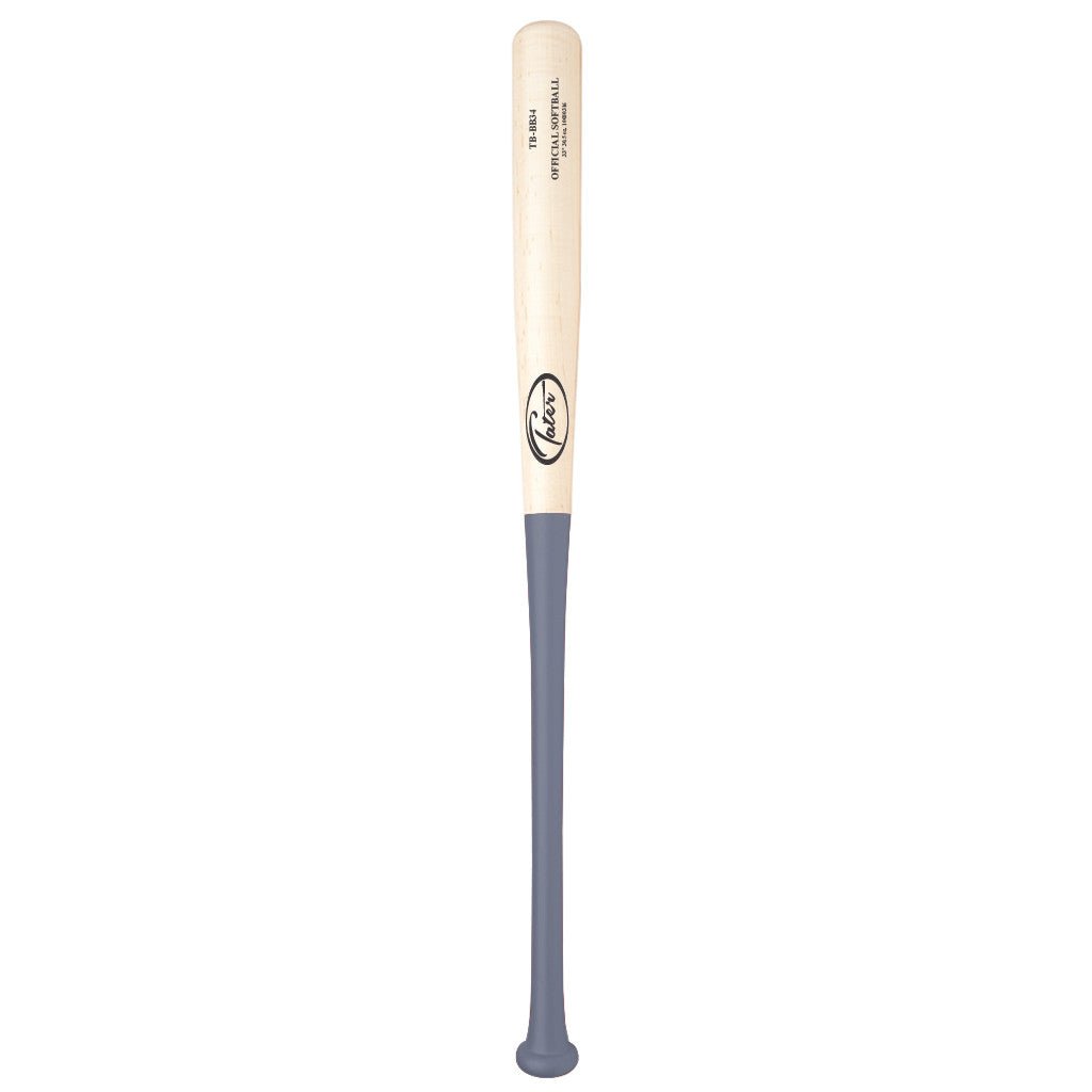 Premium Finish Maple BB34 Official Softball - Tater Bats - Professional Wood Baseball Bats  