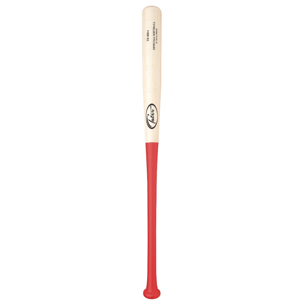 Premium Finish Maple BB34 Official Softball - Tater Bats - Professional Wood Baseball Bats  